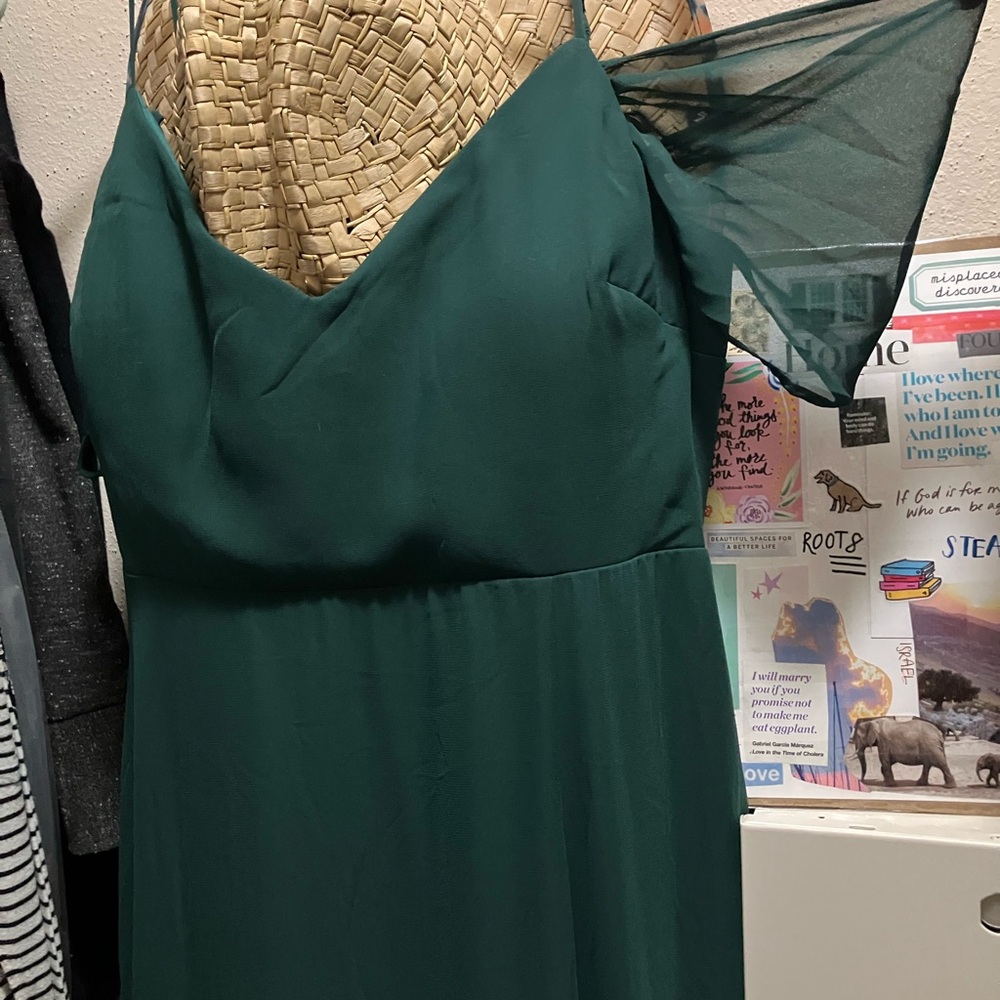 Bridesmaid emerald Green Dress